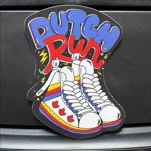 NEW SEPTEMBER DUTCH BROS COFFEE DUTCH RUN STICKER